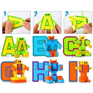 Mallya Alphabet Blocks - Educational ABC Learning Toy