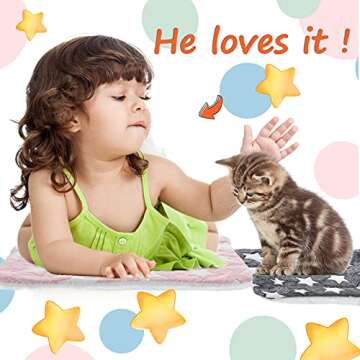 Jetec Rabbit Bunny Bed Mats 10x11 for Small Pets