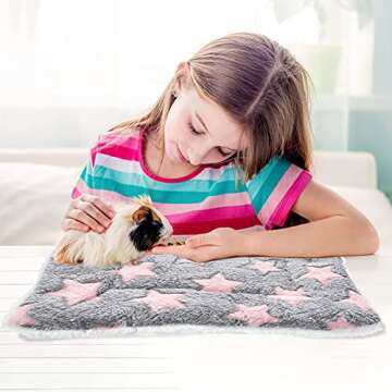 Jetec Rabbit Bunny Bed Mats 10x11 for Small Pets