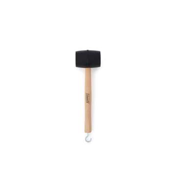 Coleman Rubber Mallet with Tent Peg Remover Hook, Double-Sided Mallet Head Made of High-Impact Rubber, Great for Camping, Tailgating, Carpentry, Metalwork, & More