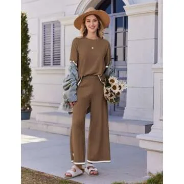 Ekouaer 2 Piece Lounge Set for Women - Comfy & Stylish