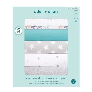 aden + anais Cotton Knit Baby Wrap for Newborns