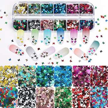 Artdone Nail Art Kit: 48 Stickers & Rhinestones Set