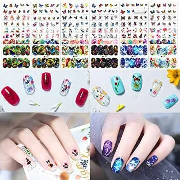 Artdone Nail Art Kit: 48 Stickers & Rhinestones Set