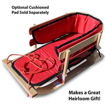 Flexible Flyer Baby Pull Sled for Safe Winter Fun