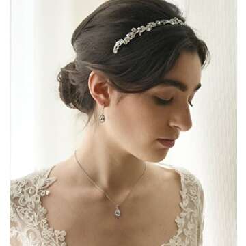 A+O Wedding Bridesmaids Gift Jewelry set in Silver