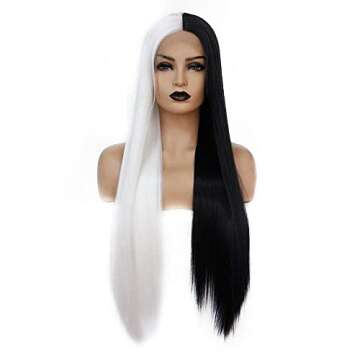 BTWTRY Synthetic Lace Front Wig for Women Cosplay Style