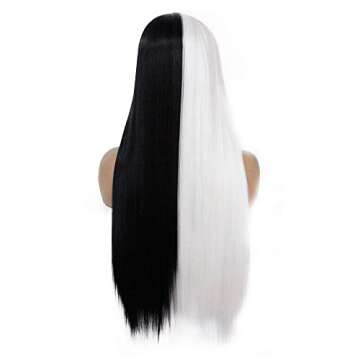 BTWTRY Synthetic Lace Front Wig for Women Cosplay Style