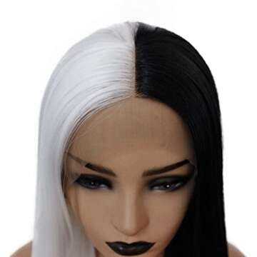 BTWTRY Synthetic Lace Front Wig for Women Cosplay Style