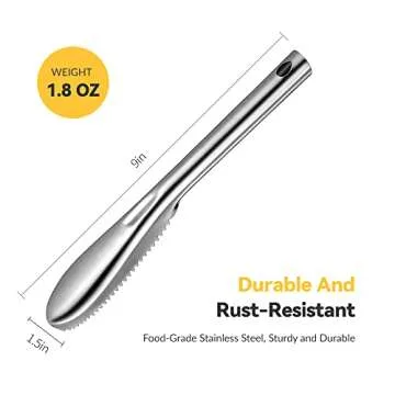 ADORAMBLING Stainless Steel Fish Scaler Tool for Easy Scaling