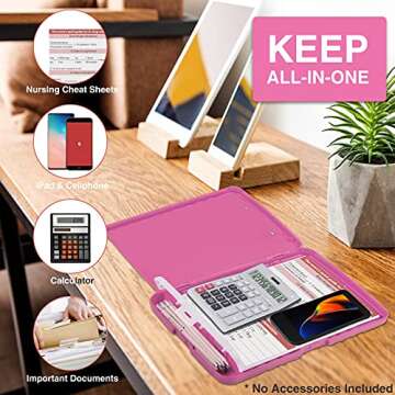 Sooez High Capacity Clipboard with Storage for Office Use