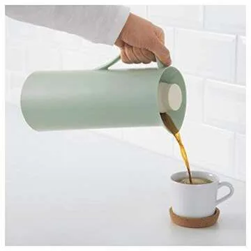 Ikea Behovd Vacuum Thermos Carafe - Stylish Insulated Flask for All Drinks