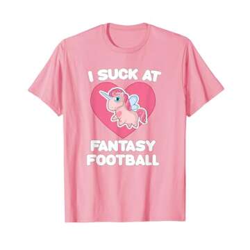 I Suck At Fantasy Football Unicorn Shirt