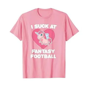 I Suck At Fantasy Football Unicorn Shirt