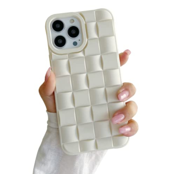 Ginkgonut Compatible with iPhone 14 Pro Case for Women/Girls, Cute 3D Laid Design Soft Silicone Shoc...