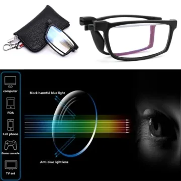 Viseng Anti-Blue Light Folding Reading Glasses for All