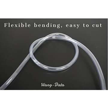 50-FT Food Grade Vinyl Tubing, 3/8’’ ID x 1/2’’ OD