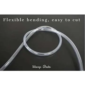 50-FT Food Grade Vinyl Tubing, 3/8’’ ID x 1/2’’ OD