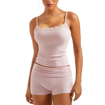 SUUKSESS Women Lace Trim Lounge Set Comfortable & Stylish