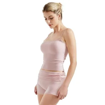 SUUKSESS Women Lace Trim Lounge Set Comfortable & Stylish