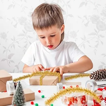 Christmas Tinsel Garland 147.6 ft for Festive Decor