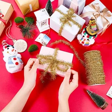 Christmas Tinsel Garland 147.6 ft for Festive Decor