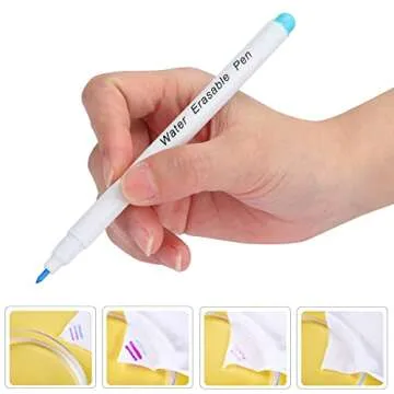 10pcs Water Erasable Fabric Marking Pens – Perfect for Sewing Enthusiasts!