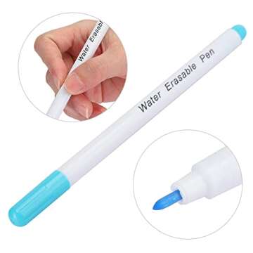 10pcs Water Erasable Fabric Marking Pens for Tailoring