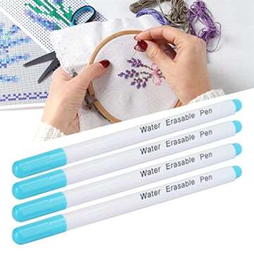 10pcs Water Erasable Fabric Marking Pens for Tailoring