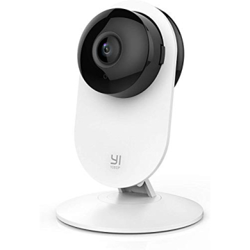 YI Home Security Camera, 1080p 2.4G WiFi IP Indoor Surveillance Camera with Night Vision, Motion Det...