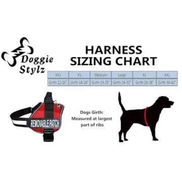 Versatile Service Dog Harness with Custom Bags and Patches