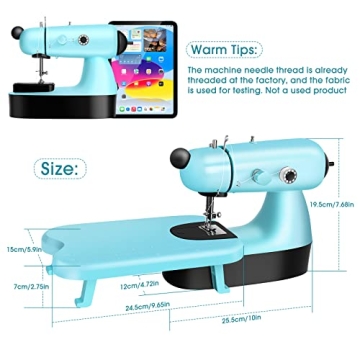 LorSou Mini Sewing Machine for Beginners and DIY Projects
