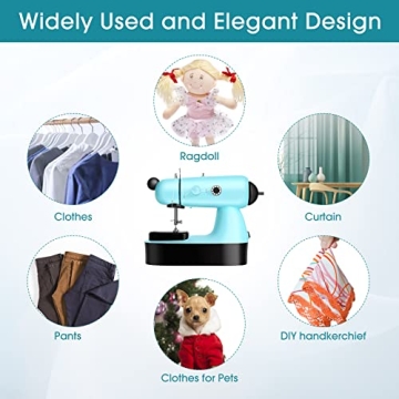 LorSou Mini Sewing Machine for Beginners and DIY Projects