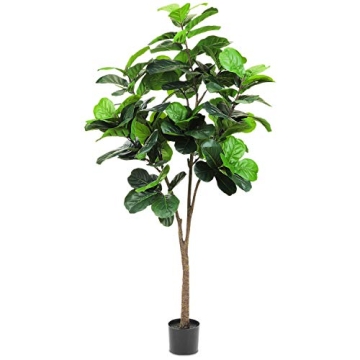 Realead 6ft Fiddle Leaf Fig Tree for Home Decor