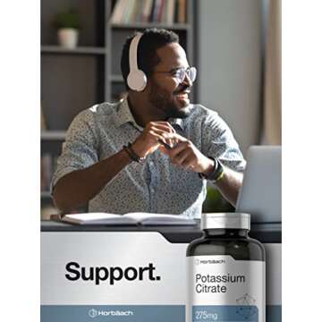 Horbäach Potassium Citrate, 275 mg - 400 Capsules