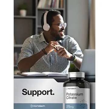 Horbäach Potassium Citrate, 275 mg - 400 Capsules