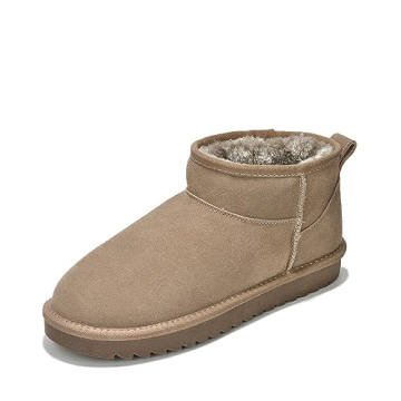 Project Cloud 100% Genuine Suede Ankle Boots - Winter Water Resistant & Comfortable