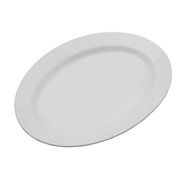 Everyday White Classic Rim 16 inch Porcelain Serving Platter