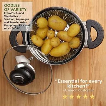 Kitchen Deluxe Veggie Steamer Basket - Instant Pot Compatible