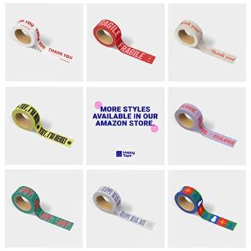 Happy Tape Kraft Packing Tape for Small Businesses