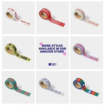 Happy Tape Kraft Packing Tape for Small Businesses