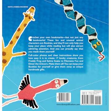 Bookies: Bookmarks to Crochet (Dover Crafts: Crochet)