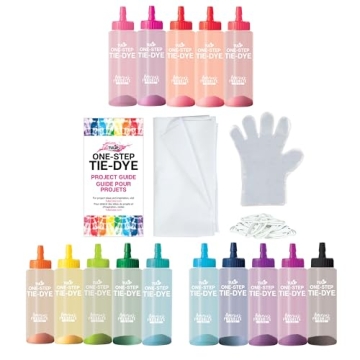 Tulip One-Step Tie-Dye Kit 15-Color Party Kit, Standard, Rainbow