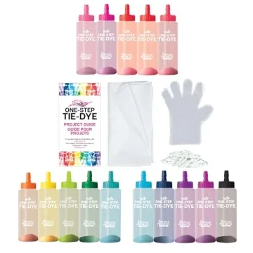 Tulip One-Step Tie-Dye Kit 15-Color Party Kit, Standard, Rainbow