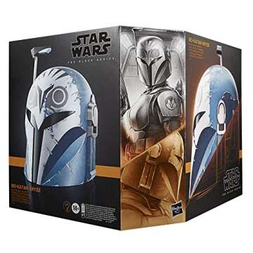STAR WARS The Black Series Bo-Katan Kryze Premium Electronic Helmet, The Mandalorian Roleplay Collec...