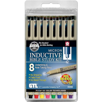 Pigma Micron Inductive Bib Pen Set for Precise Writing