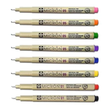 Pigma Micron Inductive Bib Pen Set for Precise Writing