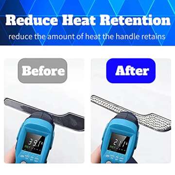 Yeapop 4 Pcs Bling Silver Rhinestone Door Handle Protectors for Model 3 and Model Y.