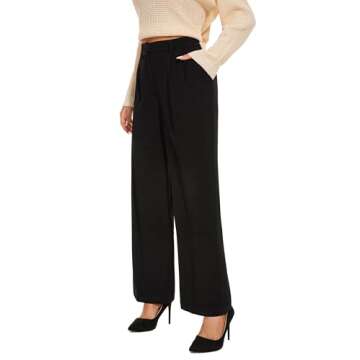 Shop FUNYYZO Wide Leg Business Pants for Women