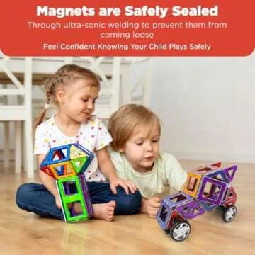Magformers XL Cruisers 32PC Set - Magnetic Tiles Building Blocks, Educational Kit, STEM Toy Set - Magnetic Building Tiles for Kids to Develop Problem-Solving Abilities and Shape Recognition